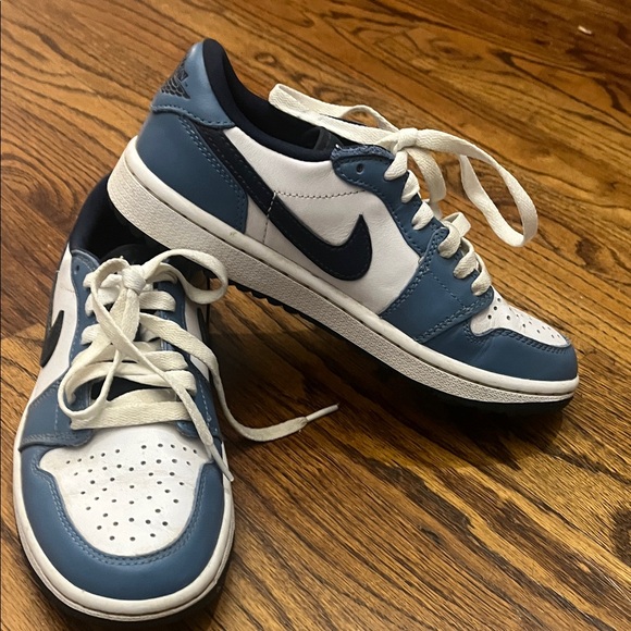 Jordan 1 Low Golf Kids size 4.5 color: Aegean Storm - Picture 5 of 9